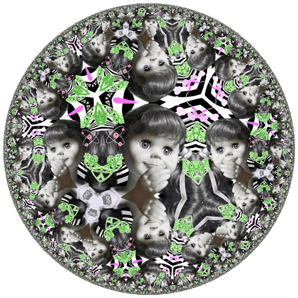 Kaleidoscopic Hyperbolic iamTalkyTina